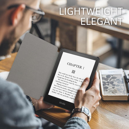 WALNEW Case for 6.8” Kindle Paperwhite 11th Generation (Model No. M2L3EK & M2L4EK), Premium Lightweight PU Leather Cover Protective Case with Auto Sleep/Wake