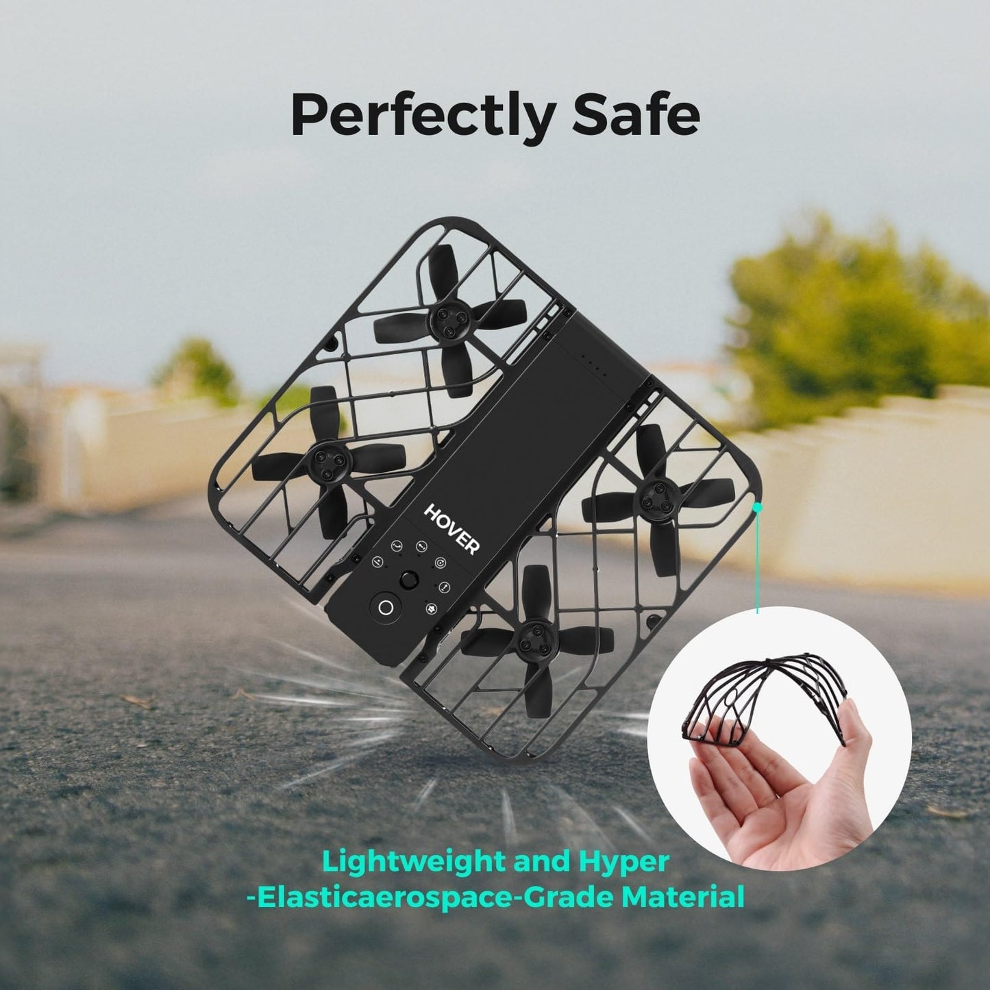 HOVERAir X1 Drone with Camera, Self-Flying Camera Drone with Follow Me Mode, Foldable Mini Drone with HDR Video Capture, Palm Takeoff, Intelligent Flight Paths, Hands-Free Control Black (Combo)