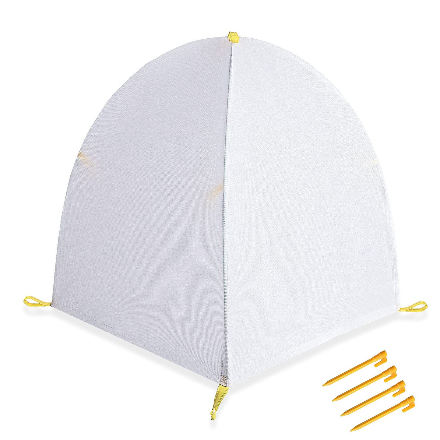 DECOHS 35 x 35 x 39 Inch Warm Plant Protection Tent-Winter Shrub Covers-Winter Snow & Frost Covers Protecting Fruit Tree Potted Plants from Freezing Animals Eating