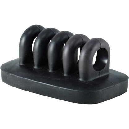 Cable Clip Holder Weighted Desktop Cord Management Fixture (Black)