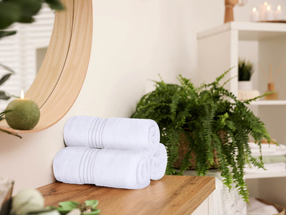 Utopia Towels - Premium Hand Towels - 100% Combed Ring Spun Cotton, Ultra Soft and Highly Absorbent, Exrta Large Thick Hand towels 41 x 71 cm, Hotel & Spa Quality Hand Towels (6-Pack) (White)