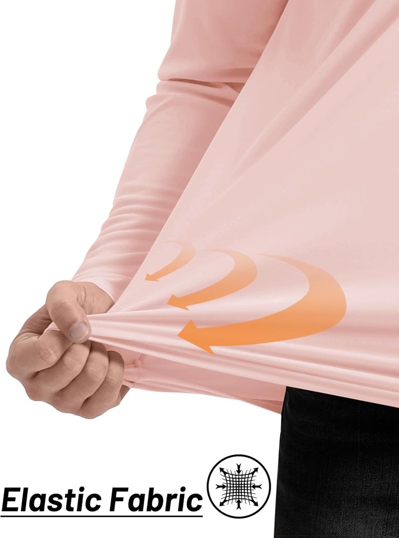 Men's Athletic Long Sleeve 1/4 Zip Rash Guard | UPF 50+ Sun Protection Running Shirt