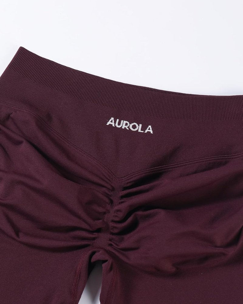 AUROLA Workout Shorts for Women | No Roll Up, Squat Proof, Seamless Compression - Sizes 2.5 to 6.5