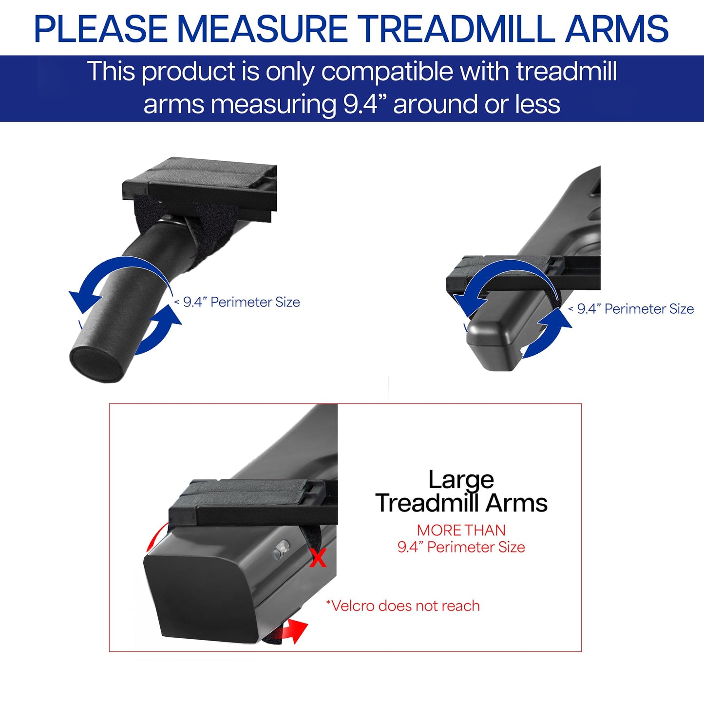VIVO Universal Laptop Treadmill Desk, Adjustable Ergonomic Notebook Mount Stand for Treadmills Stand-TDML1