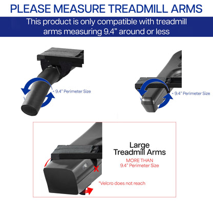 VIVO Universal Laptop Treadmill Desk, Adjustable Ergonomic Notebook Mount Stand for Treadmills Stand-TDML1