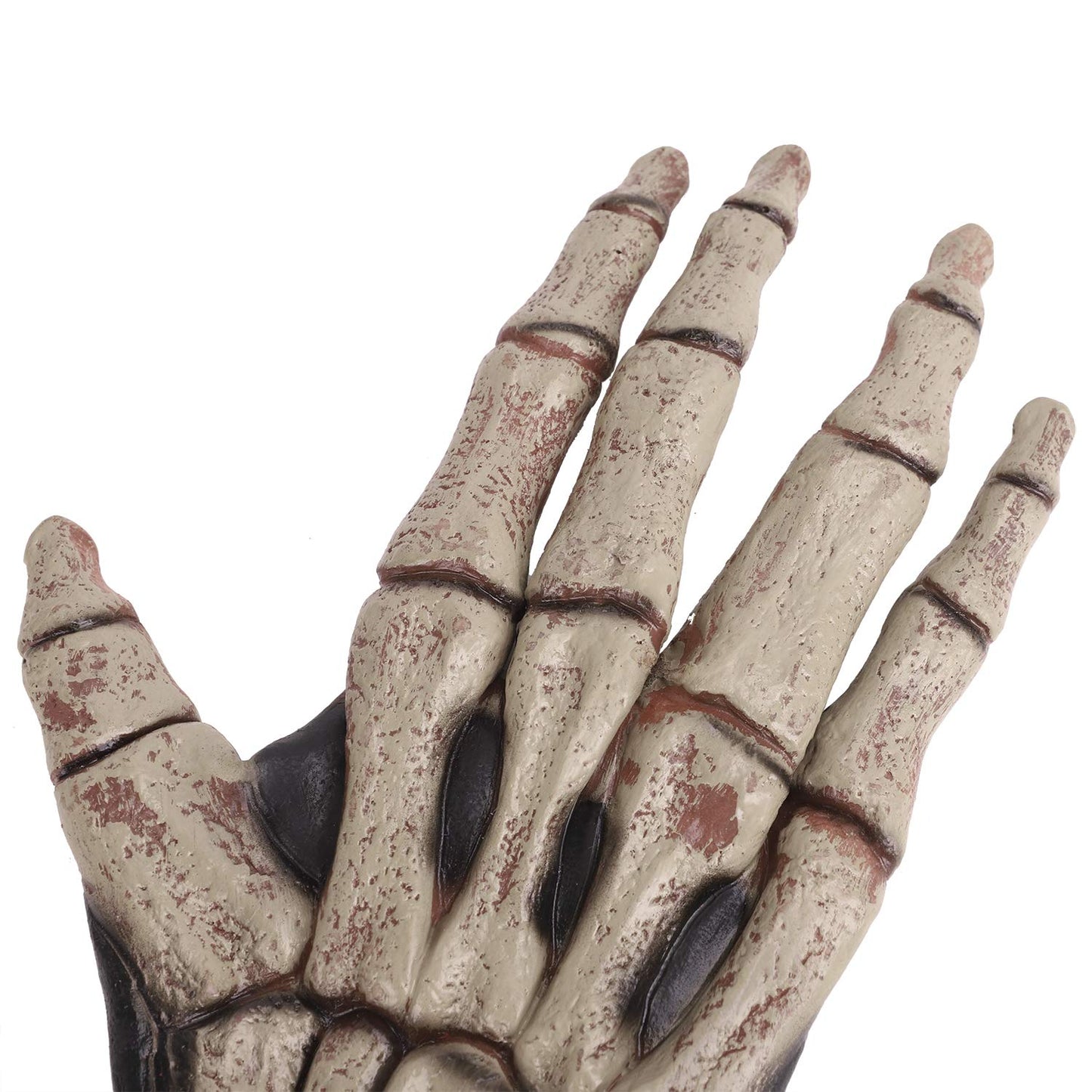 Skeleton Gloves Halloween Costume Party Cosplay Skull Gothic Horror Bone Gloves Skeleton Dress up Role Play Devil Witch Finger Wolf Claws Glove Halloween Props Party Favors