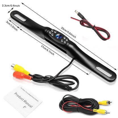 Kairiyard License Plate Backup Camera, Waterproof 170° View Rear View Reverse Camera Night Vision Back up Camera Systems for Cars Trucks Pickup SUVs Trailer