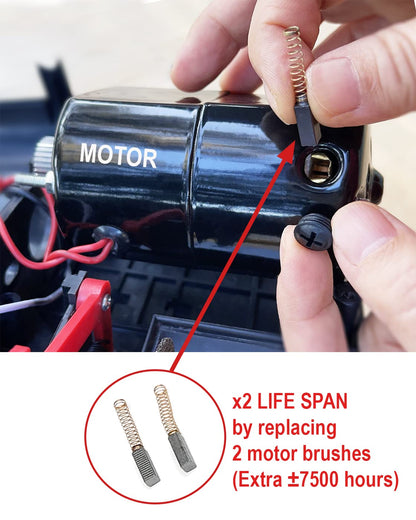 JOUNJIP Mini Miter Cut-Off Chop Saw for Hobby Miniature Model Making, Carbon Arrow Shafts, Zinc Stained Glass Came, 223/5.56 Brass - Cuts Max. 1/2" High x 1/2" Wide or 1/4" H x 3/4" W