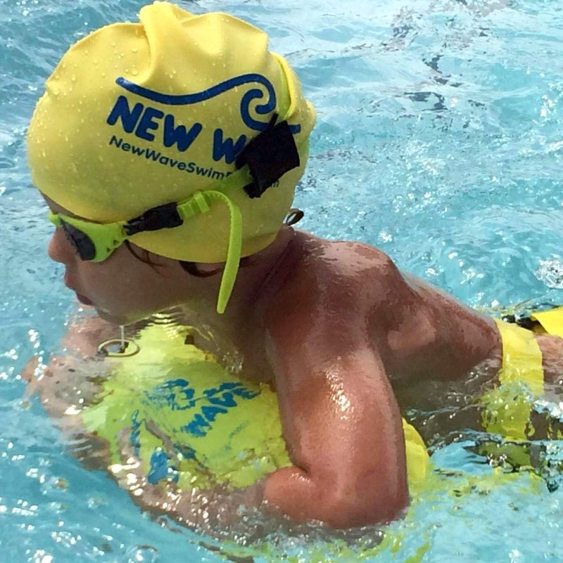 New Wave Swim Cap - Silicone (Yellow)