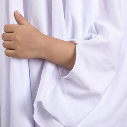 Noubeau Unisex Kid Ghost Costume Girl Halloween Fancy Dress Cosplay Boy White Boo Ghost Cloak Child Spooky Trick-or-Treating(White,5-7 Years)