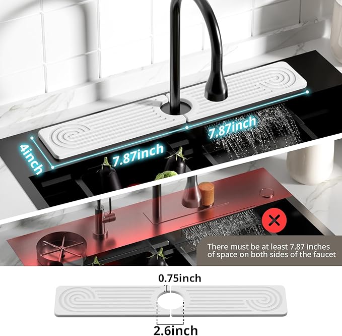 Quick Dry Sink Splash Guard