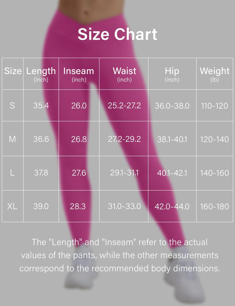 YEOREO Leggings for Women Hidden Scrunch High Waisted Yoga Pants V Cross Tummy Control Craze Compression Workout Rose Red L