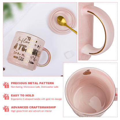 Best Friend Birthday Gifts for Women, Friendship Gifts for Women, Unique Birthday Valentines Day Gift Ideas for Her, Friends Female, Besties, BFF Ceramic Marble Coffee Mug Gift Box Printed Gold 14 oz