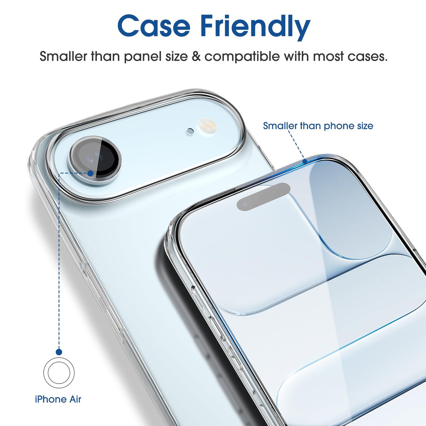 amFilm Easiest Installation OneTouch for iPhone 15 Pro Max Screen Protector [6.7 Inch] Tempered Glass + Camera Lens Protector, Auto-Alignment Tech, Bubble Free, Case Friendly, Anti-Scratch [2+2 Pack]