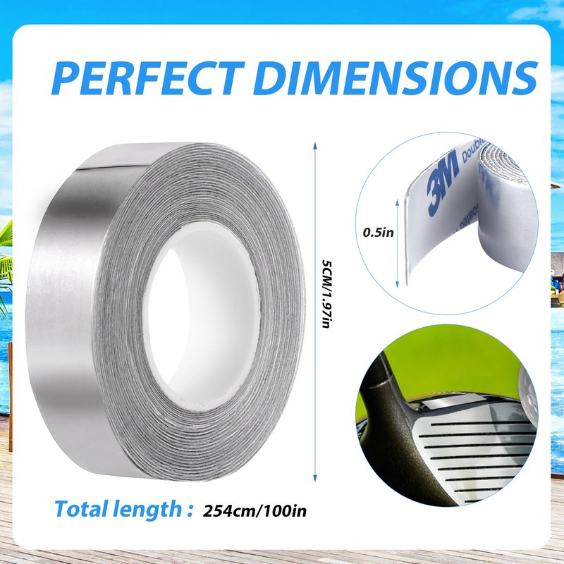 1 Gram/Inch Lead Roll Tape for Pickleball Paddles, 1/2'' x 100'' Pickleball Lead Weight Tape for Golf Adhesive Lead Tape for Golf Club Racquet Tennis Racket