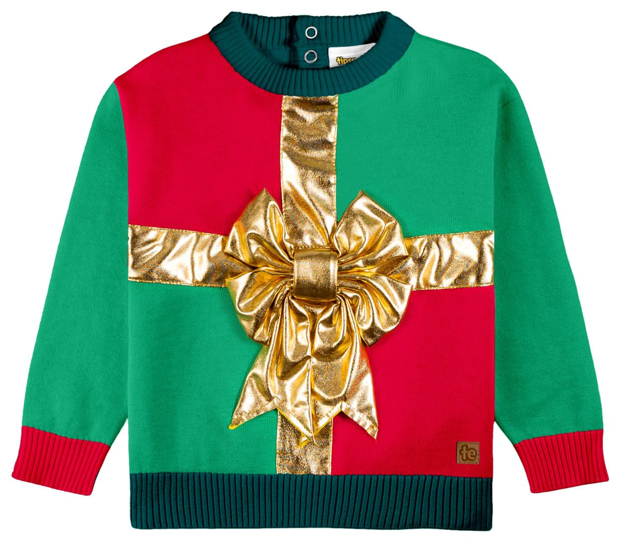 Tipsy Elves Ugly Christmas Sweater for Toddlers - Young Children Little Present Sweater Size 3T