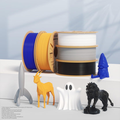 ELEGOO Rapid PLA Plus Filament 1.75mm Black 1KG, PLA+ 3D Printer Filament Up to 600 mm/s High Speed Printing, Dimensional Accuracy +/- 0.02 mm, 1kg Cardboard Spool(2.2lbs)
