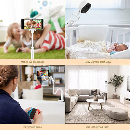 Baby Monitor Holder, MYPIN Universal Flexible Baby Monitor Mount Baby Monitor Camera Indoor Cameras Monitor Stand(Baby Monitor not Included)