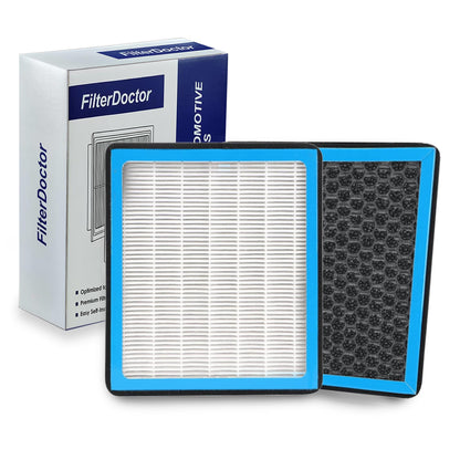 FilterDoctor CF11671 Cabin Air Filter with Activated Carbon Compatible with 2007-2012 Mazda CX-7, 2016-2023 Ram 1500 2500 3500 4500 5500 & 2019-2023 Ram 1500 Classic | HEPA Cabin Air Filter CP671