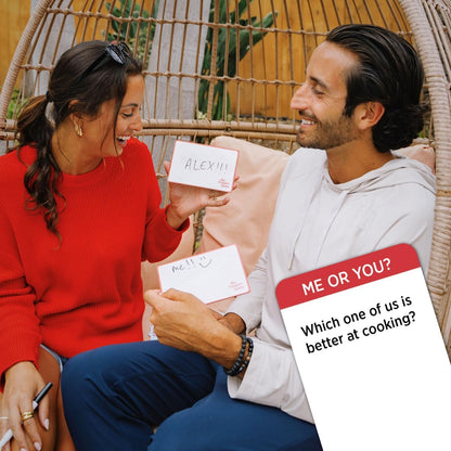 DSS Games The Couples Game That's Actually Fun [Date Night Idea, Relationship Card Game, Newlywed Game, 2 Players for Adults | Valentine's Day Couples Gifts, Gift for Her, Gift for Him]
