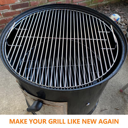 Denmay 7432 44.5cm DIA Cooking Grate for Weber Charcoal Grills, One-Touch, Bar-B-Kettle, Smokey Mountain Smoker, Jumbo Joe, Kettle, Char-Broil, 1 Pack