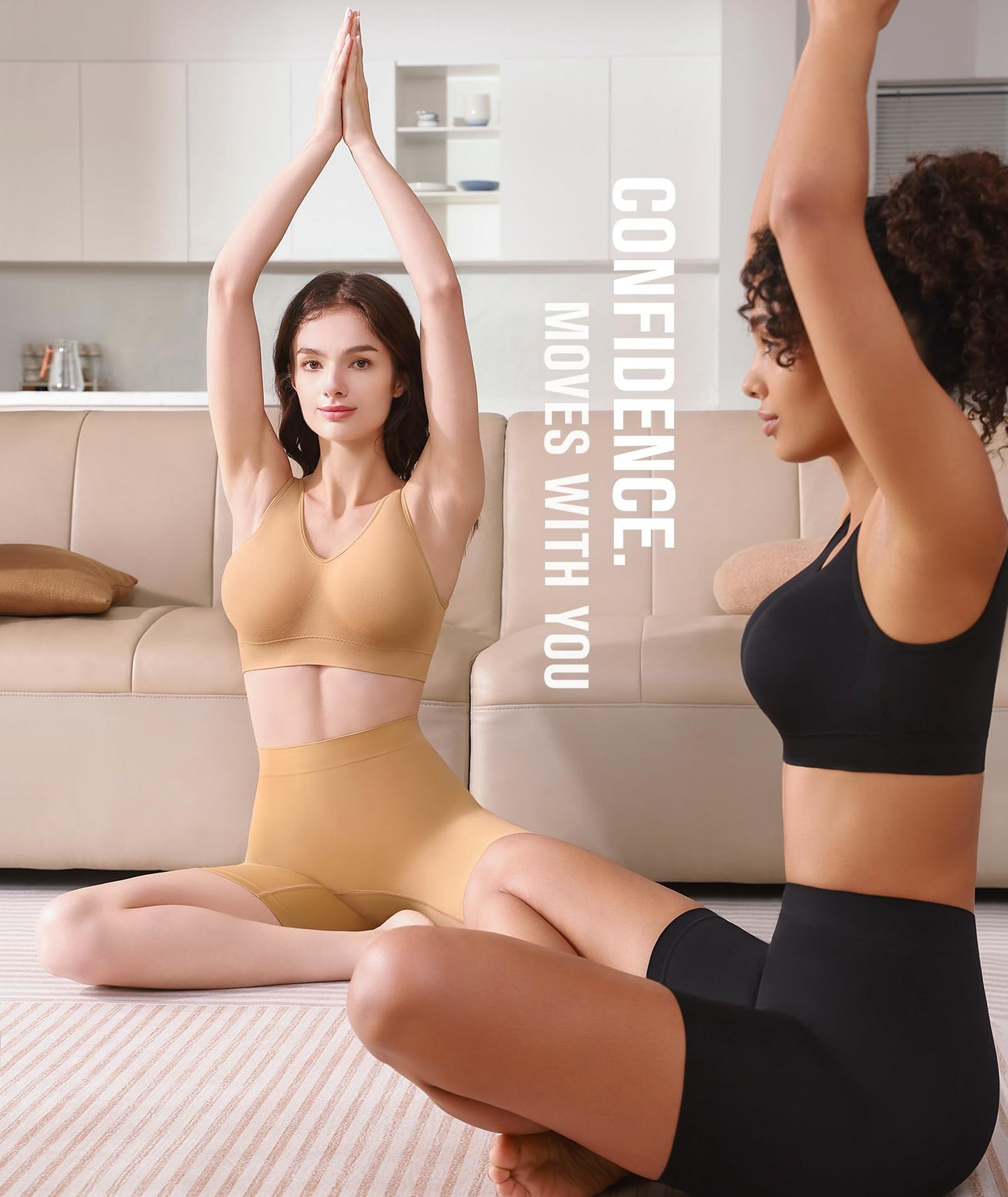 BESTENA 3 Pack Sports Bras for Women, Seamless Comfortable Workout Sleep Bra with Removable Pads