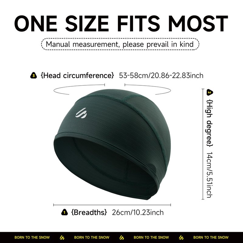 SAITAG 3 Pieces Skull Cap for Men Women Cooling Hat Welding Cycling Bike Head Wrap Hard Hat Durags- Fits Under Helmets