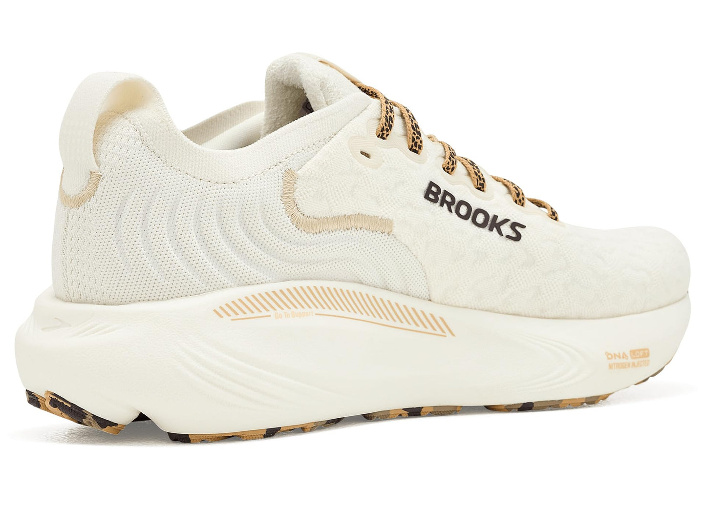 Brooks Womens Adrenaline GTS 25 Coconut/Tofu/Creme 10.5 Medium