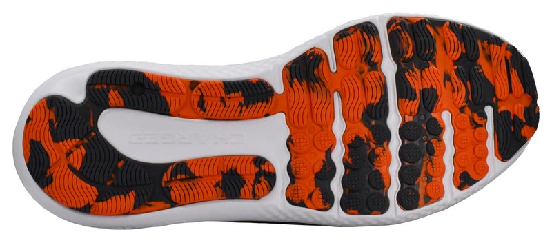 Under Armour Men's Charged Surge 4 Sneaker, Mod Gray/Castlerock/Team Orange, 10