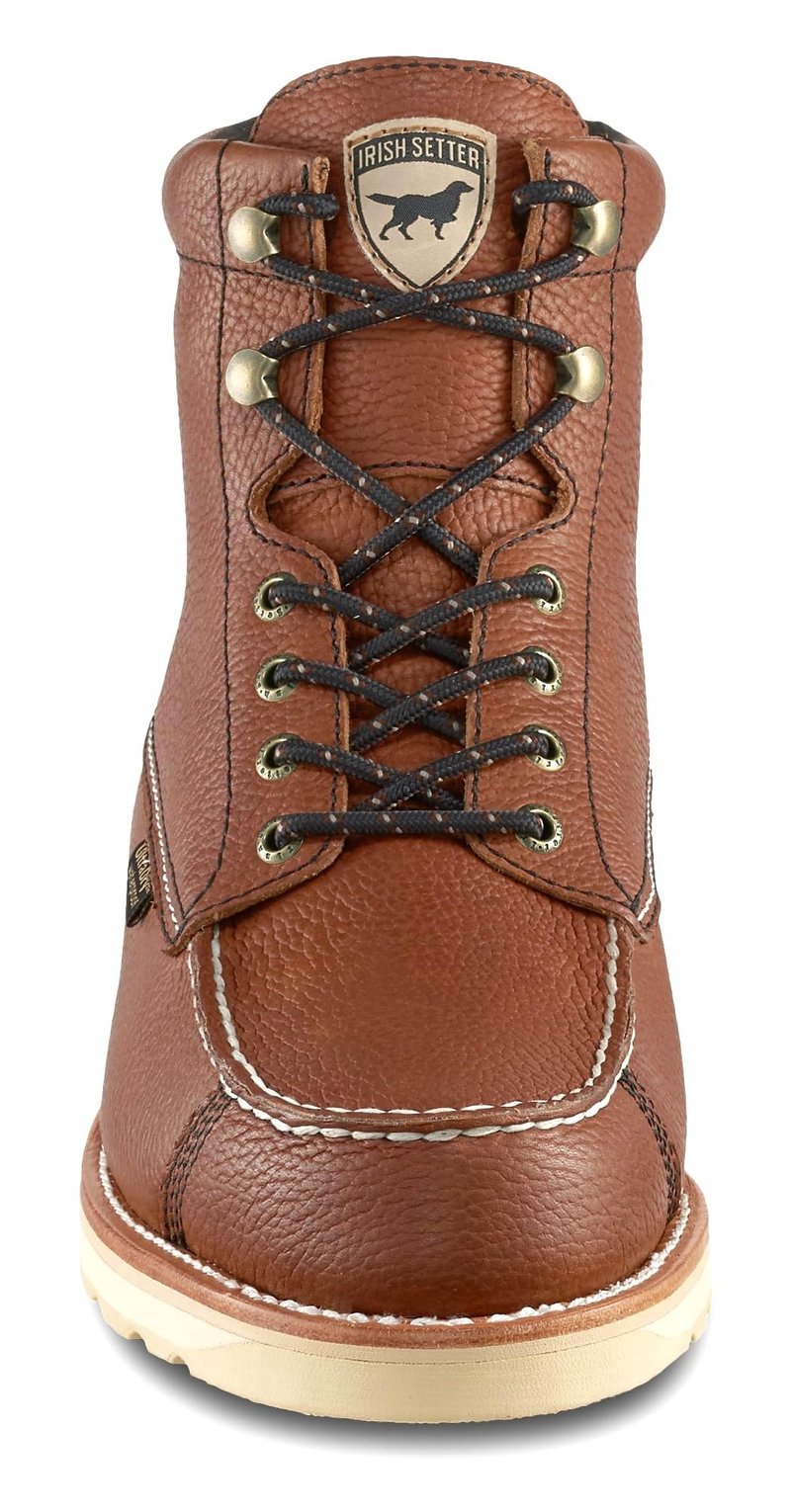 Irish Setter, Wingshooter, Men’s, 7", Waterproof, Hunting Boot, Amber/White, 8 B (Narrow)