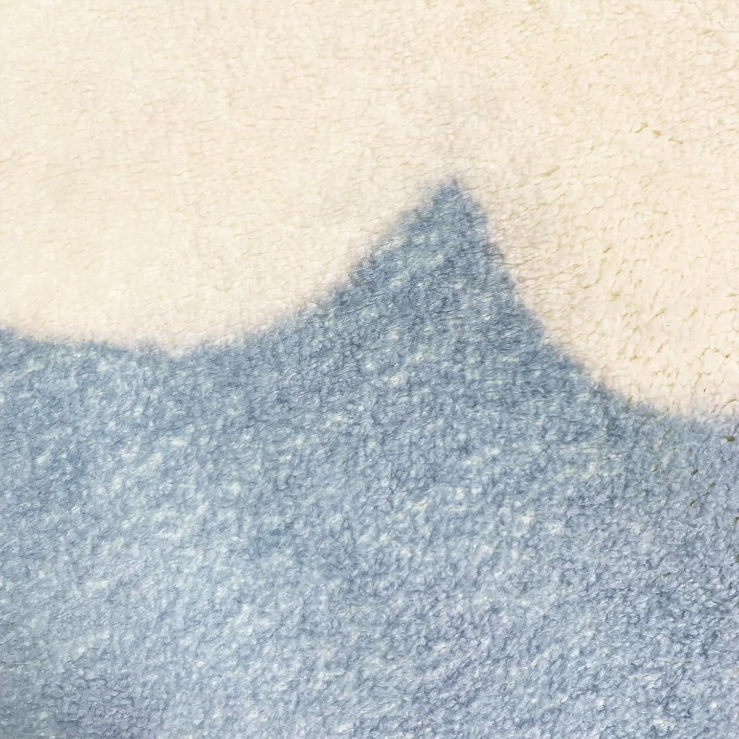 USTIDE 5 x7 Blue Sky White Cloud Area Rug Super Soft Fluffy Wool Rug Kids Rug Non Slip Carpet Floor Mat for Living Room Bedroom Children Room Nursery