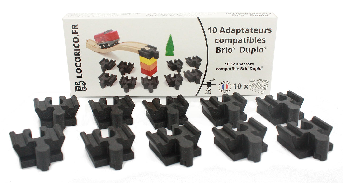 Locorico - Brio Duplo compatible adapter (10 Adapters)