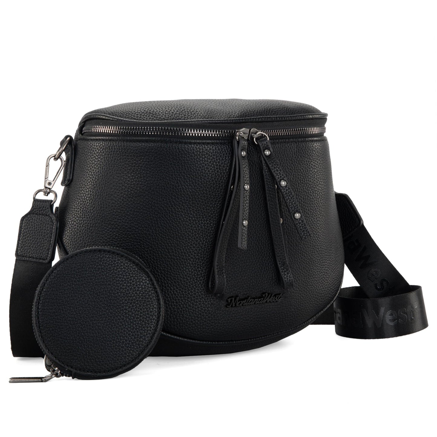 Montana West Large Crossbody Bags for Women Bum Bag Sling Purse with Adjustable Strap