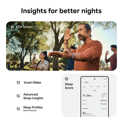 Fitbit Charge 6 Fitness Tracker with Google apps, Heart Rate on Exercise Equipment, 6-Months Premium Membership Included, GPS, Health Tools and More, Gold/Coral, One Size (S & L Bands Included)