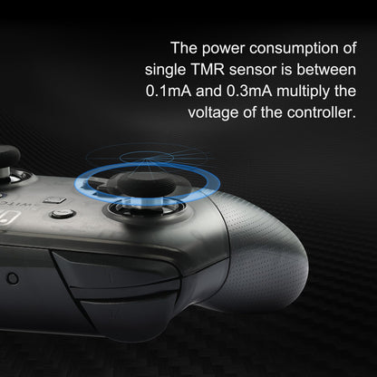 AKNES GuliKit TMR Electromagnetic Joysticks Replacement for Switch Pro Controller, Thumbstick Grips for Switch Pro Controller, Thumbstick Caps Included