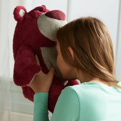 Disney Store Official Lotso Huggin' Bear Soft Toy, Toy Story, 32cm/12”, Strawberry Scented Pink Teddy, Plush Cuddly Character, Villain with Embroidered Details and Soft Finish