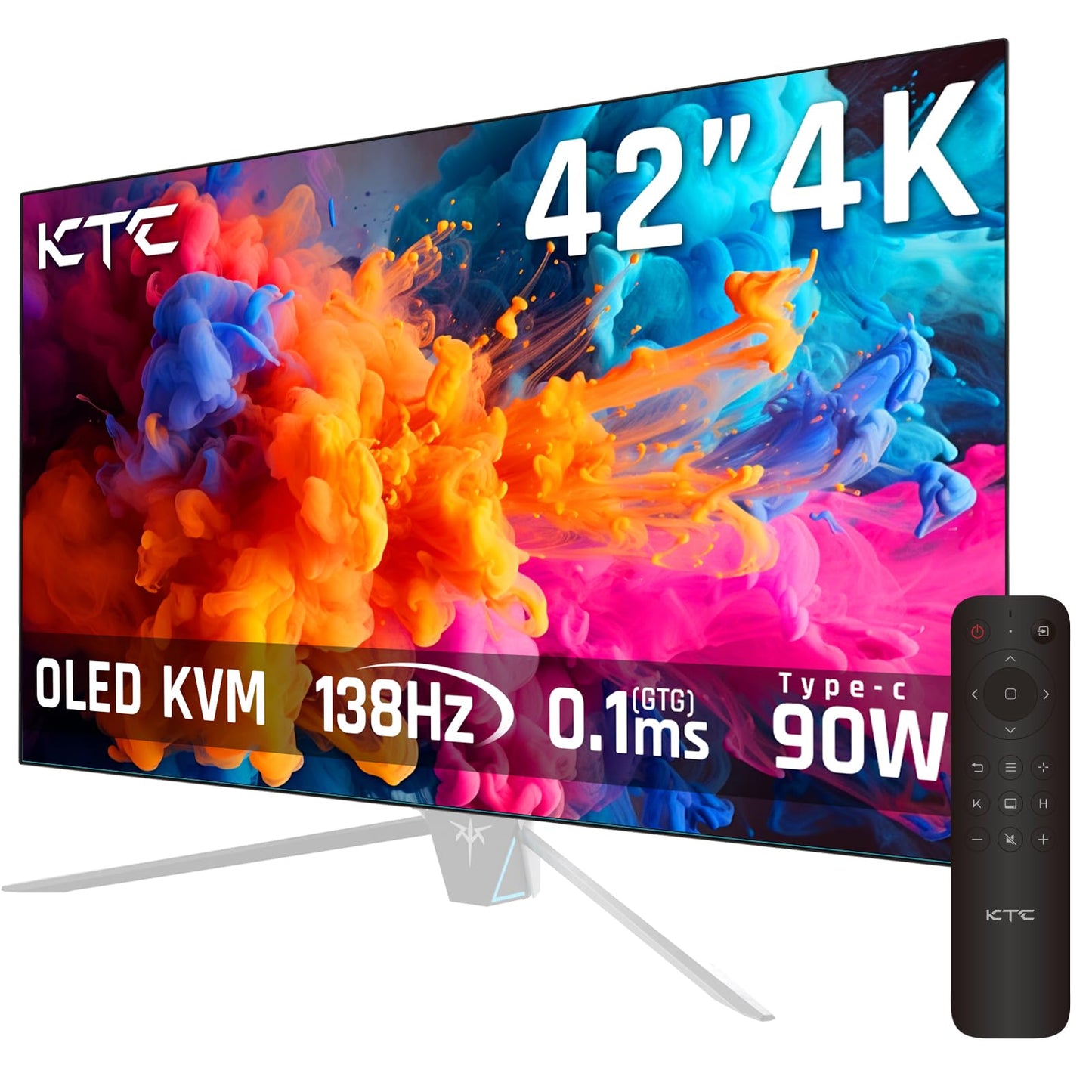KTC MegPad 32" Smart Portable TV, 4K Touch Screen Portable TV Monitor, Android 13 Google EDLA Certified 8G RAM+128G Storage, Octa-core CPU 9500mAh Battery, Dual 6W Speakers WiFi 6
