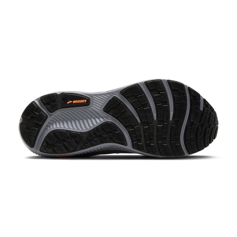 Brooks Men’s Ghost 17 GTX Waterproof Supportive Running & Walking Shoe - Smoke/Primer Grey/Orange - 13 Medium