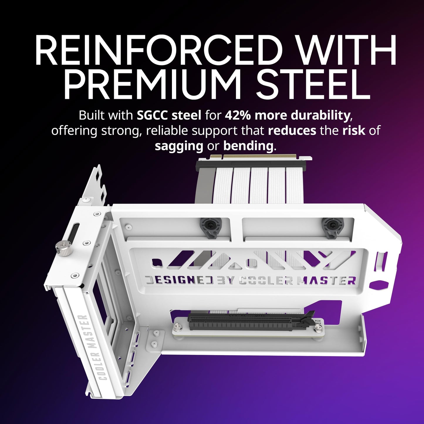 Cooler Master Vertical Graphics Card Holder Kit V3 - White