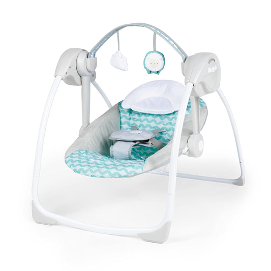 Ingenuity: ity by Ingenuity Swingity Swing Easy-Fold Portable Baby Swing, 0-9 Months Up to 20 lbs (Goji)