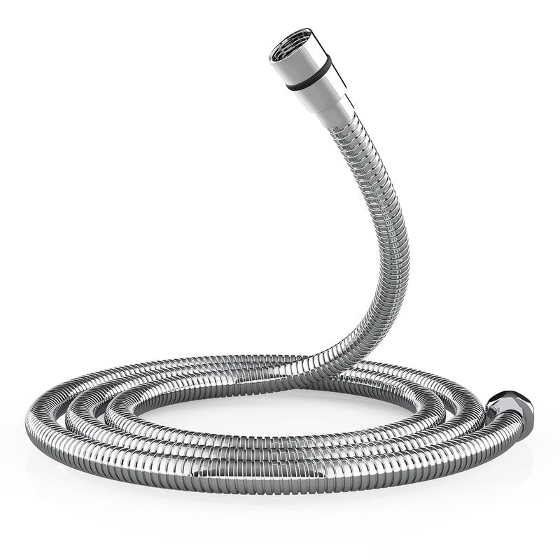 SR SUN RISE Flexible 304 Stainless Steel Replacement Shower Hose with Brass Fittings. RV Shower Hose. Explosion-Proof. 1.8 Meters/71 Inches. Polished Chrome