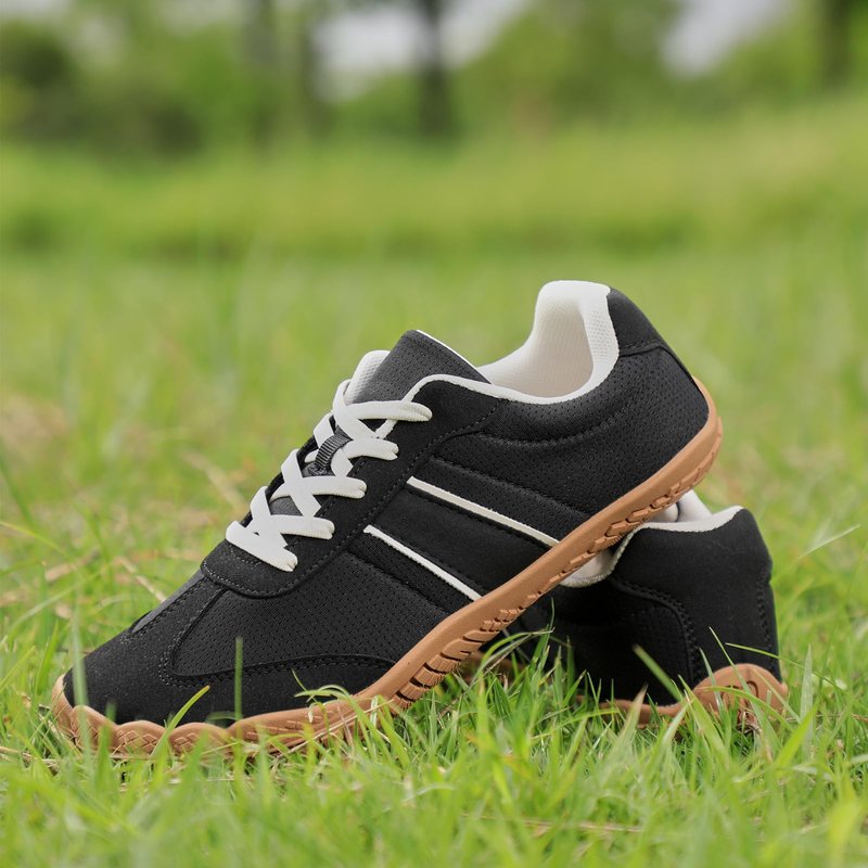 Grand Attack Barefoot Shoes Women,Wide Toe Box Minimalist Zero Drop Walking Shoes Lightweight Cross Training Trail Running Wrestling Weightlifting Fitness Barefoot Gym Sneakers Blackk Size 9