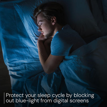 DreamGaze Blue Blocking Glasses for Better Sleep, Anti Blue Light Glasses Men, Gaming Glasses For Men, Anti Eyestrain