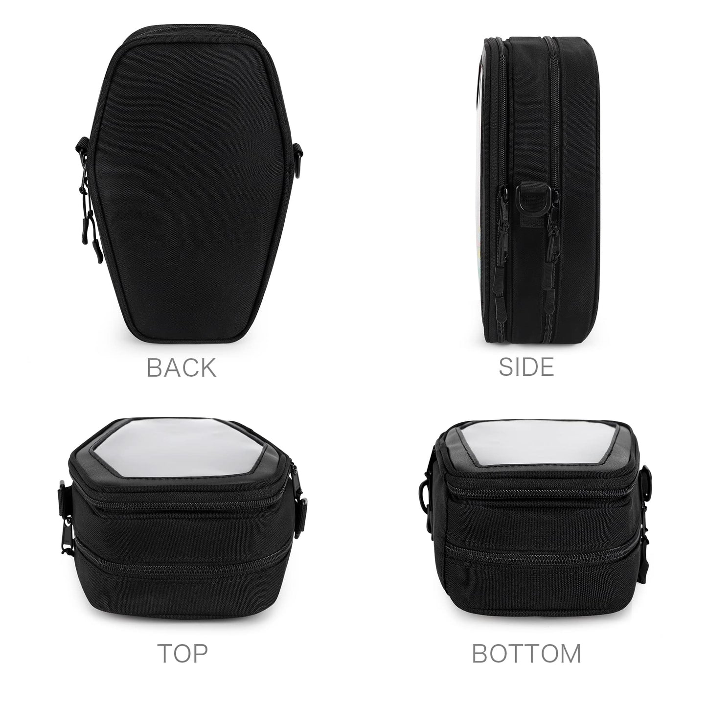 STEAMEDBUN Ita Coffin Purse with Insert Gothic Crossbody Bag for Halloween