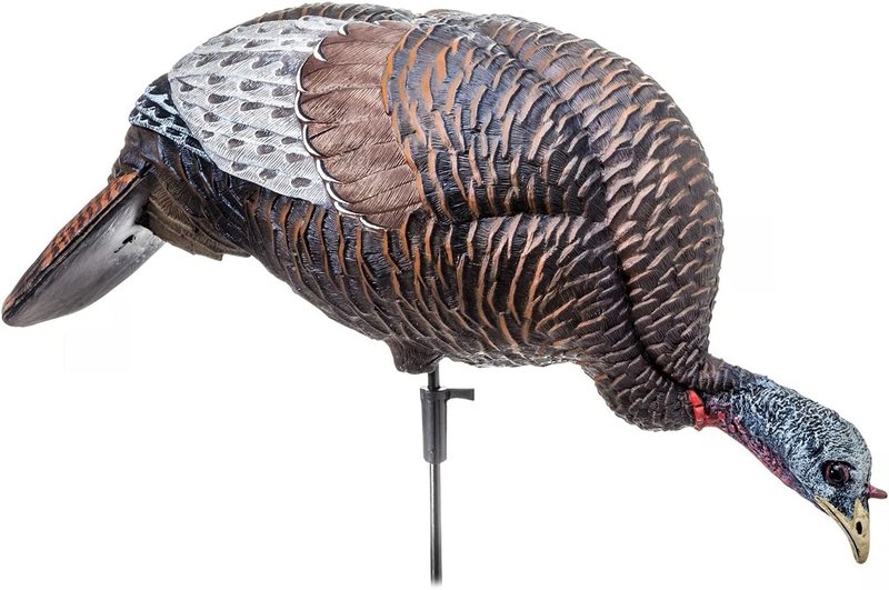 Ultra Realistic Turkey Decoy - Lightweight Plastic Thunder Chicken for Outdoor Hunting | Lifelike Feeding Hen