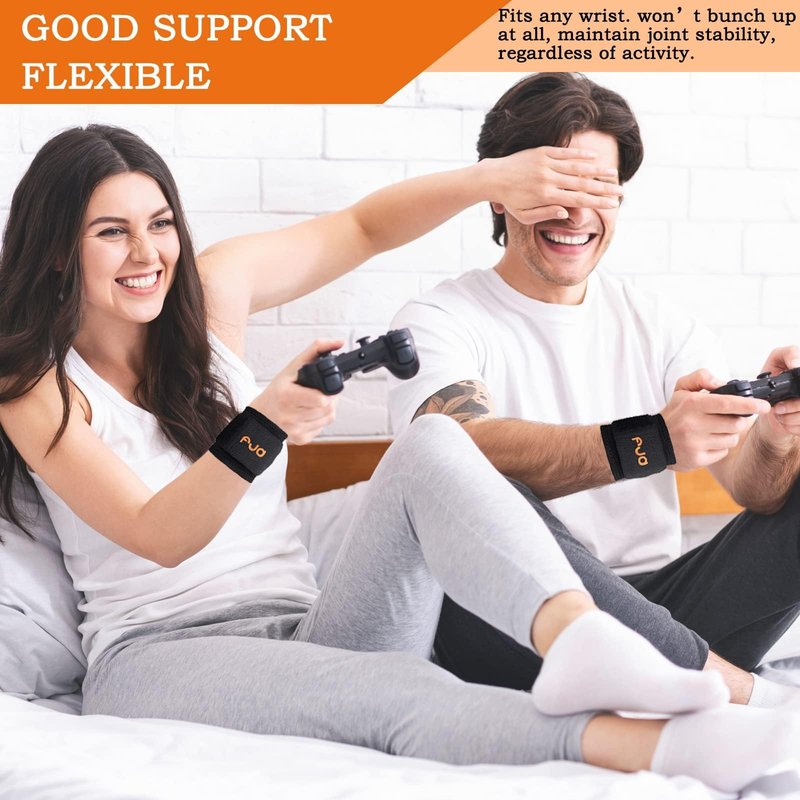 Wrist Brace Carpal Tunnel 2 Pack - Upgraded 18.3" Extra Long Wrist Support & Wrist Splint for Men & Women, Breathable Wrist Brace for Carpal Tunnel, Anti-Chafe Sport Wrist Wraps & Hand Brace for Arthritis Pain and Support, Weightlifting