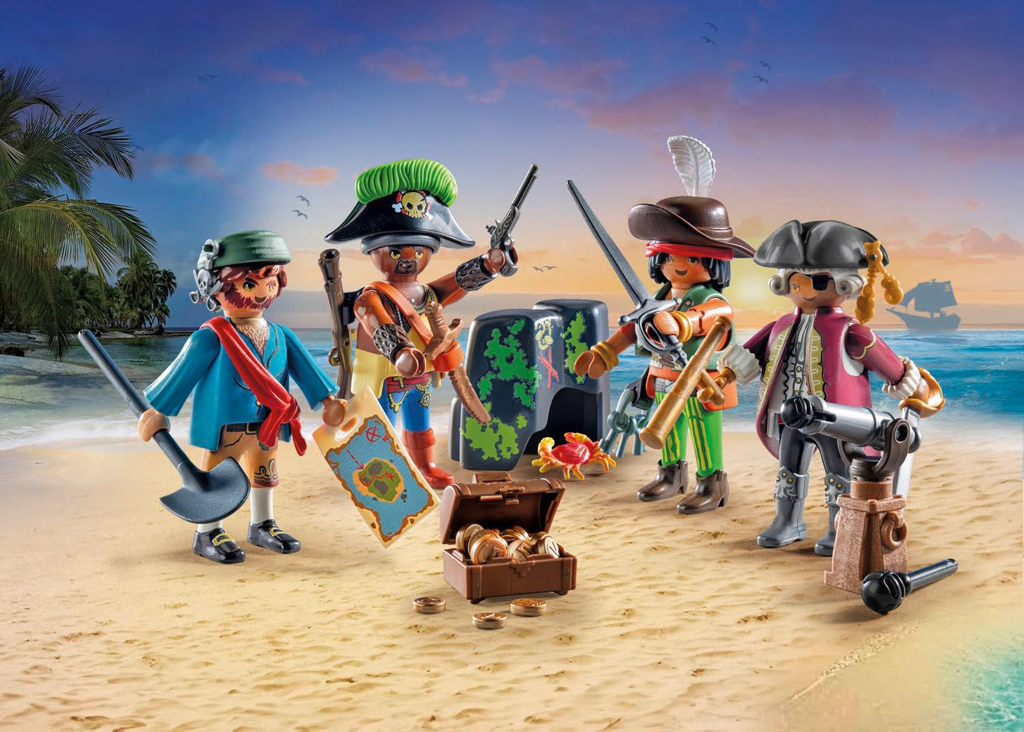 Playmobil 71533 My Figures: Pirates, figures collection, fun imaginative role-play, playsets suitable for children ages 4+