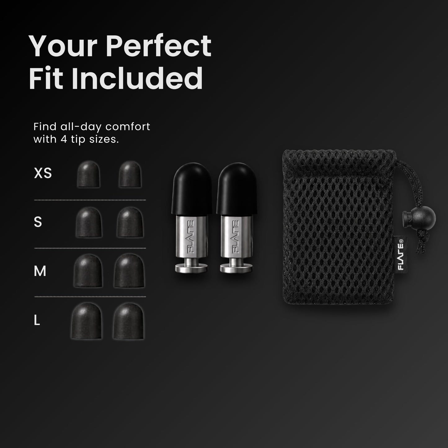 Flare Audio Isolate Concert Ear Plugs Noise Reduction SNR 30 dB | High Fidelity Noise Reduction Ear Plugs for Concerts, Festivals and Motorcycles | (Gray)