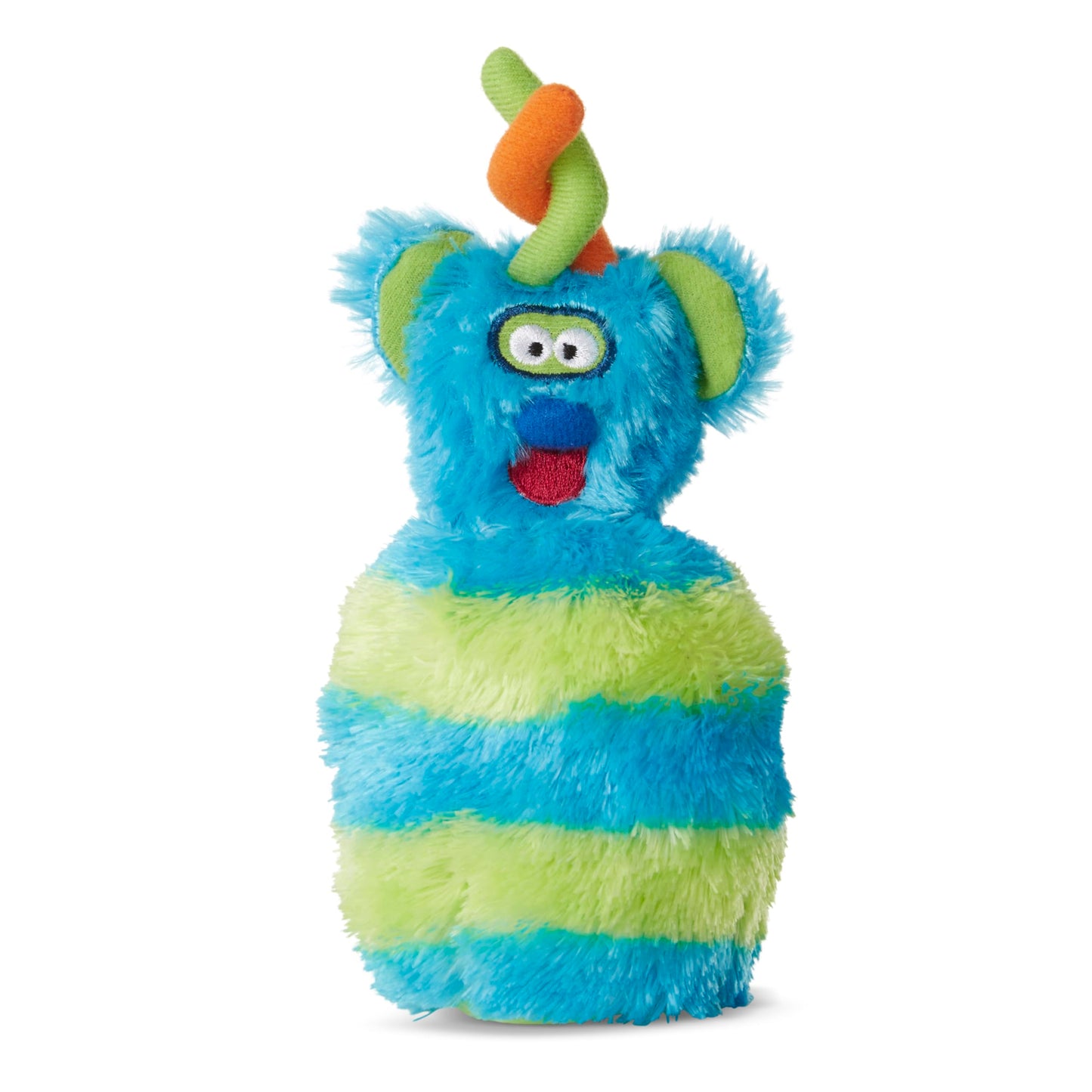 Melissa & Doug Fuzzy Monster Bowling Pins and Ball with Mesh Storage Bag - 8 Pieces Toddler Plush Indoor Bowling Set, for Toddlers and Kids Ages 2+
