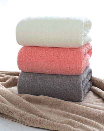 Lumimi Towels 4 Soft Bath Towel Set Super Soft Absorbent Light Weight Dry Well and Durable Gym Beach Travel, 55" L x 27" W, 4 Pack Blue